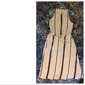 Loft Outlet Striped Open Back Dress